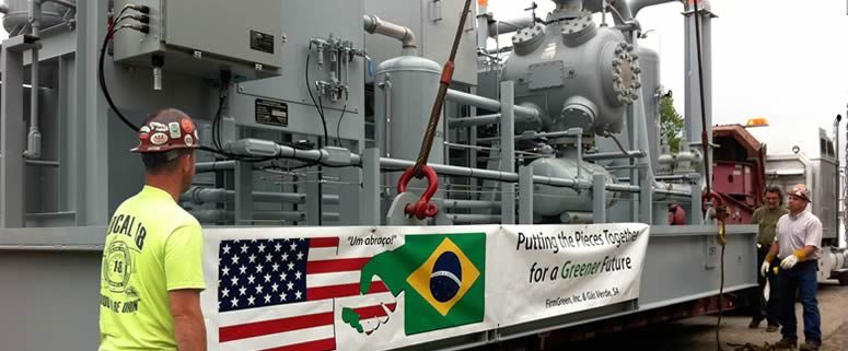 FGI Transports Final Shipment of Equipment to produce fuel from trash.