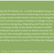 FirmGreen Recognized by USDTA for waste-to-energy projects