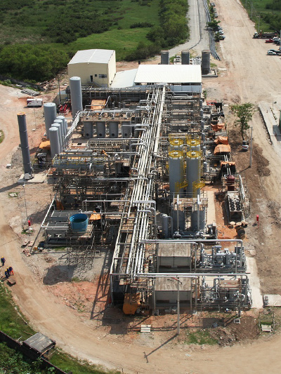 CO2 Wash Biogas Purification Facility